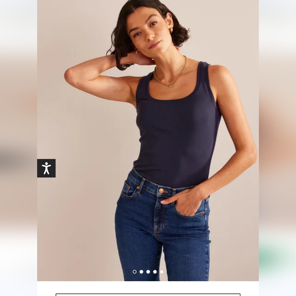 Boden Essential Scoop Neck Vest